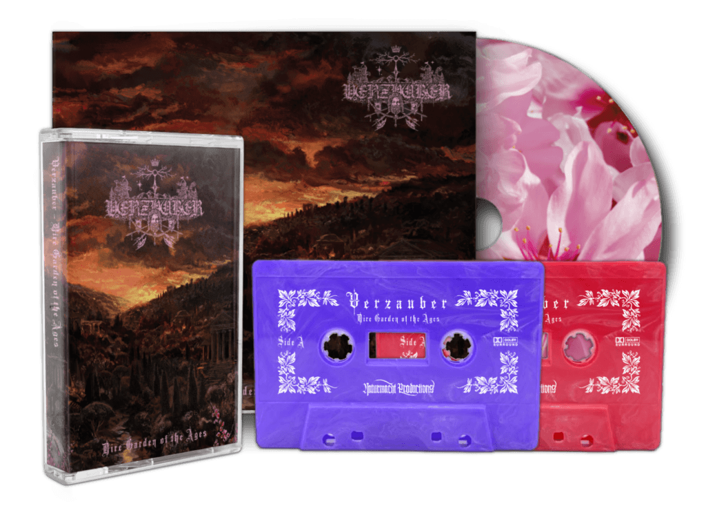 Verzauber - "Dire Garden of the Ages" merch