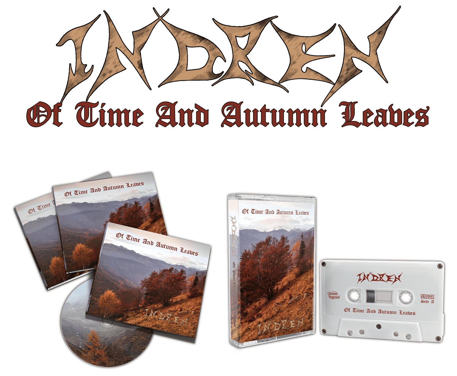 indren of time and autumn leaves merch