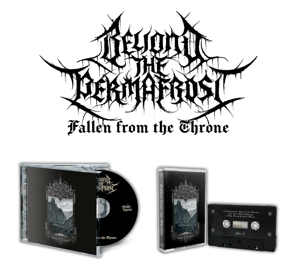 Beyond The Permafrost - "Fallen from the Throne" merch